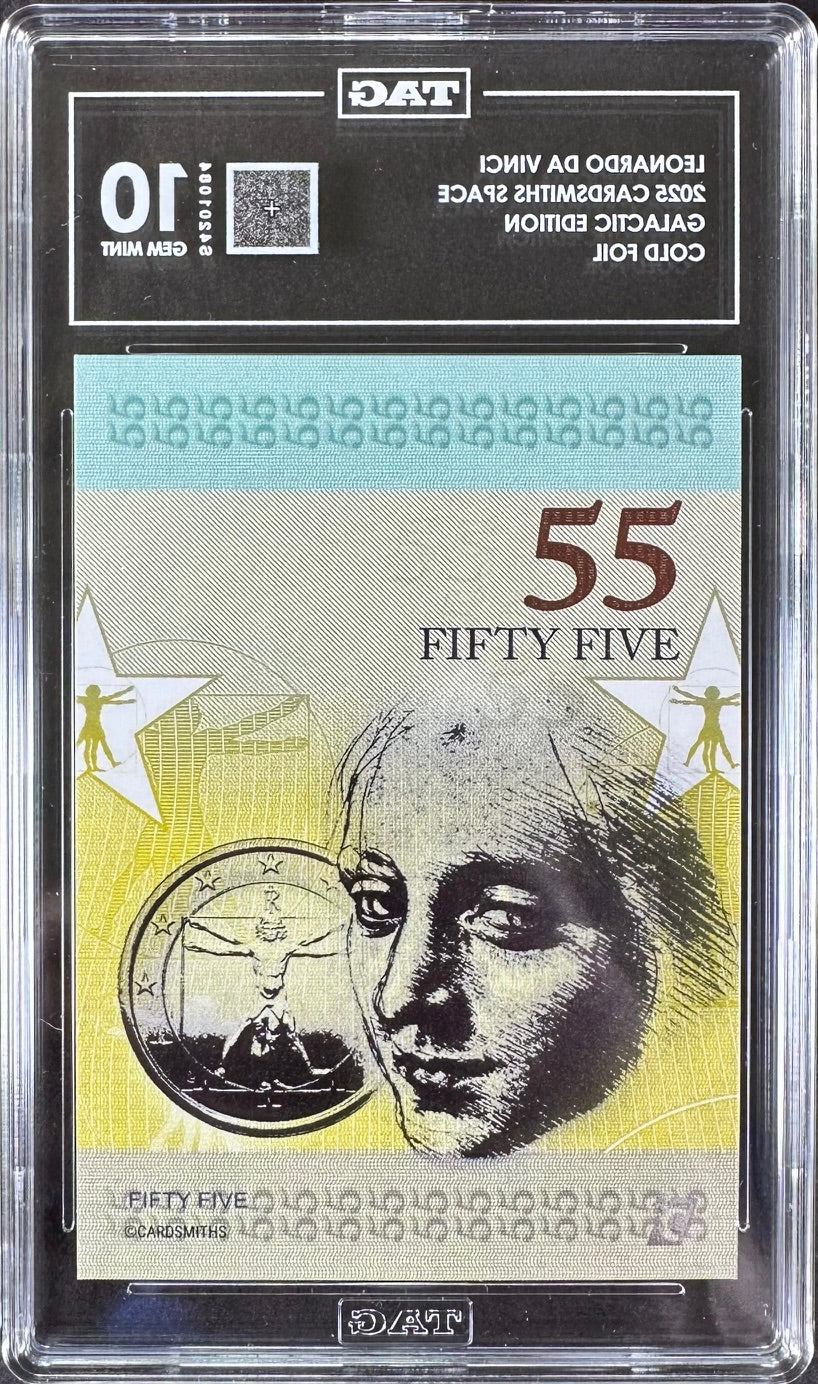 2025 Cardsmiths Space Galactic Edition – Da Vinci Cold Foil – TAG 10 Gem Mint