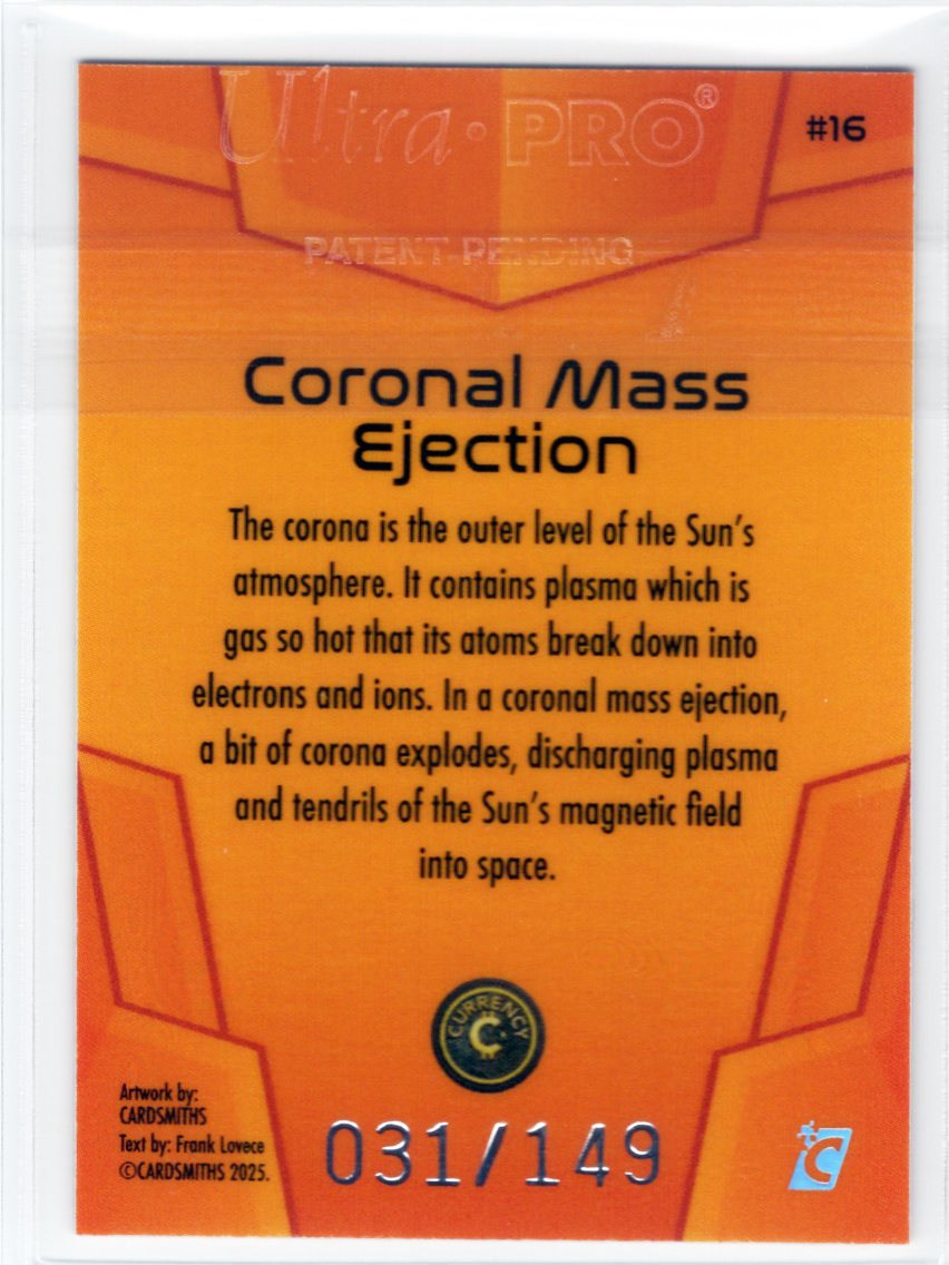 Cardsmiths Space - Galactic Edition - Coronal Mass Ejection #16 - Beryl 031/149