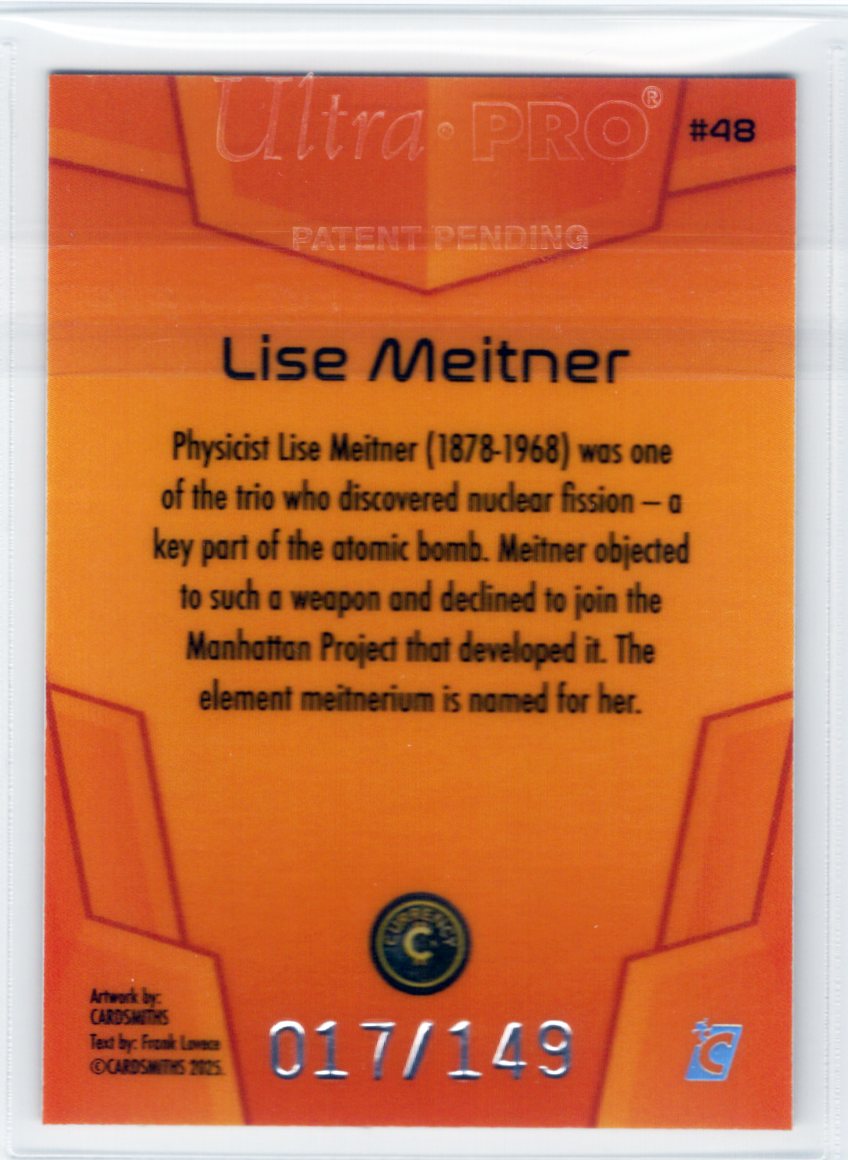 Cardsmiths Space - Galactic Edition - Lise Meitner #48 - Beryl 017/149