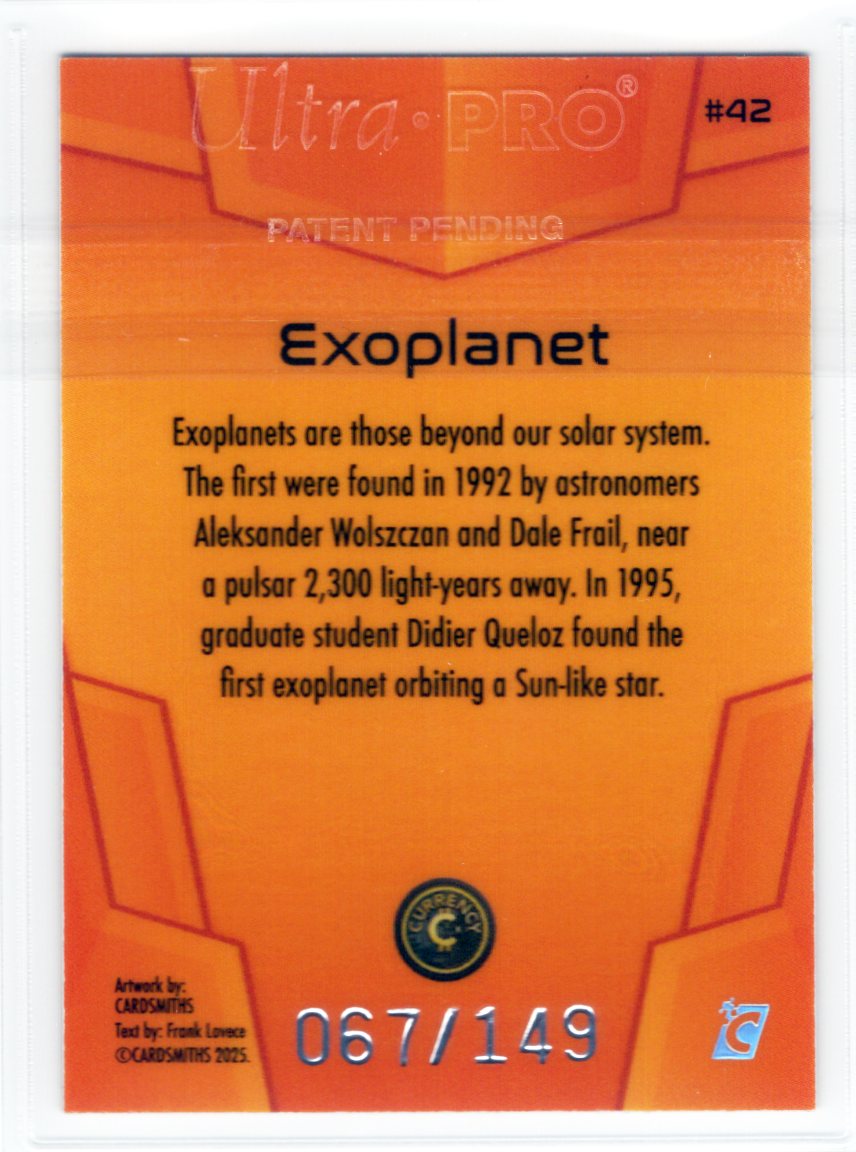 Cardsmiths Space - Galactic Edition - Exoplanet #42 - Beryl 67/149