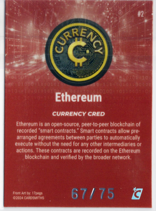 Cardsmiths Series 4 – Ethereum #2 – Garnet 67/75