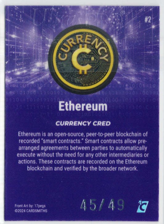 Cardsmiths Series 4 – Ethereum #2 – Amethyst 45/49