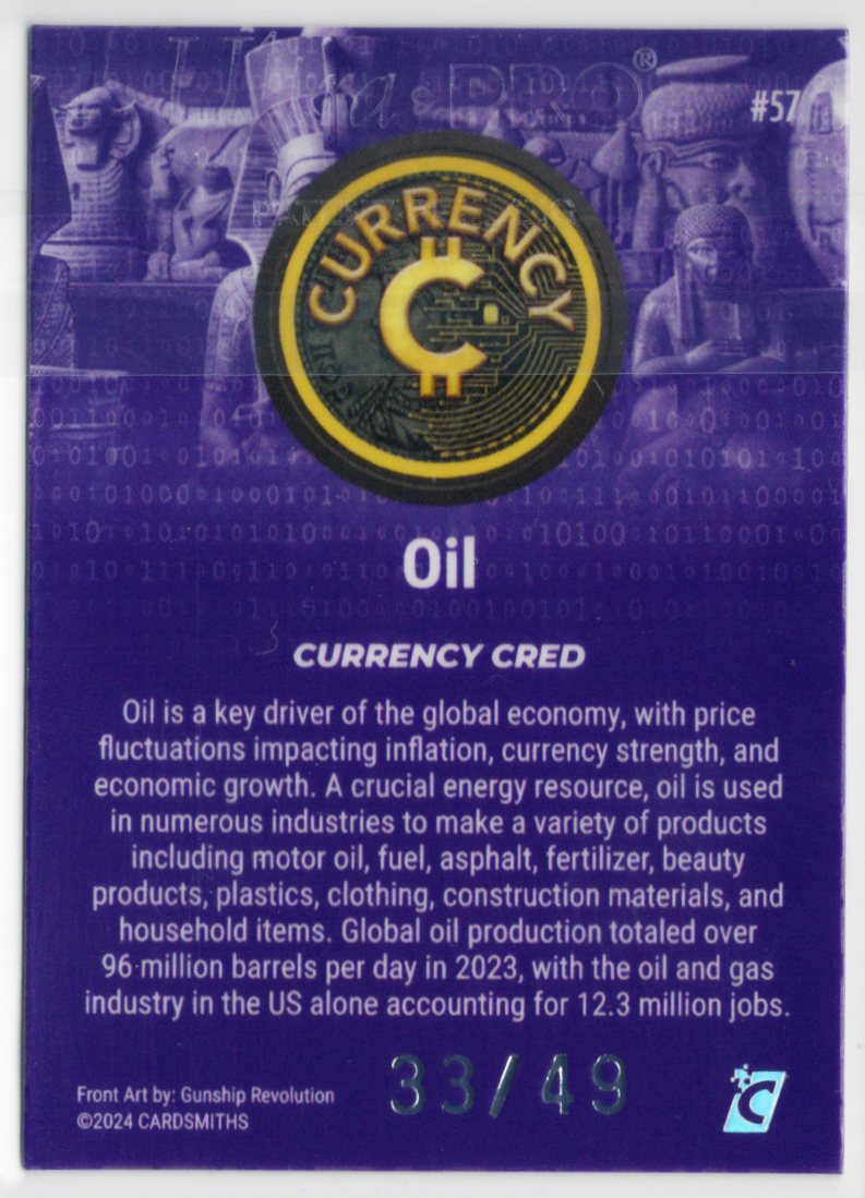 Cardsmiths Series 4 – Oil #57 – Amethyst 33/49