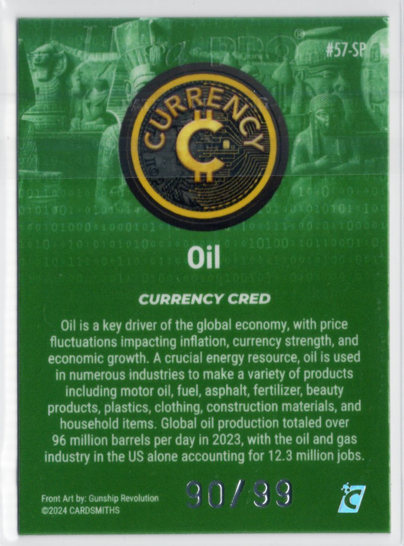 Cardsmiths Series 4 – Oil #57-SP – Emerald 90/99