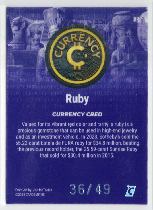 Cardsmiths Series 4 – Ruby #8 – Amethyst 36/49