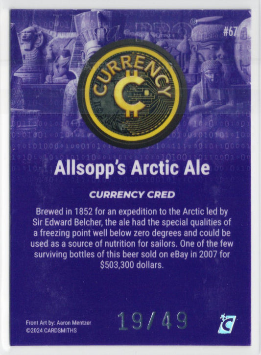 Cardsmiths Series 4 – Allsopp’s Arctic Ale #67 – Amethyst 19/49