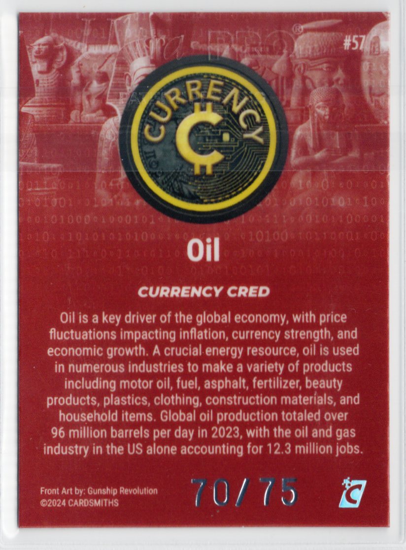 Cardsmiths Series 4 – Oil #57 – Garnet 70/75