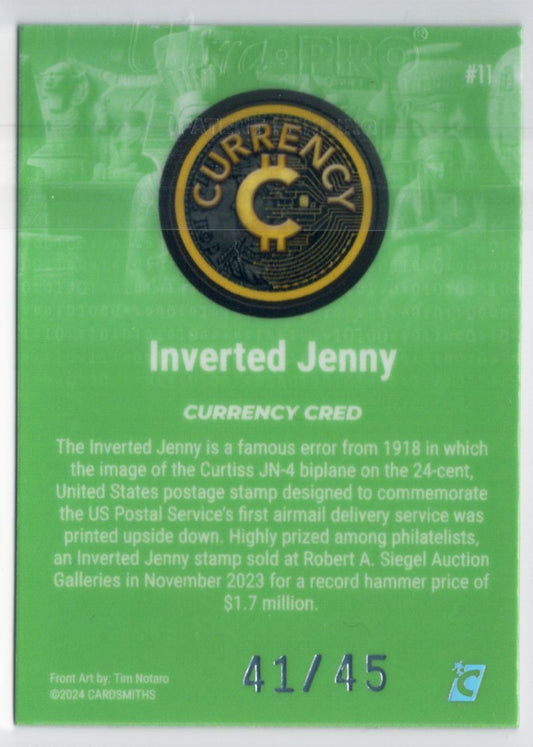 Cardsmiths Series 4 – Inverted Jenny #11 – Jade 41/45