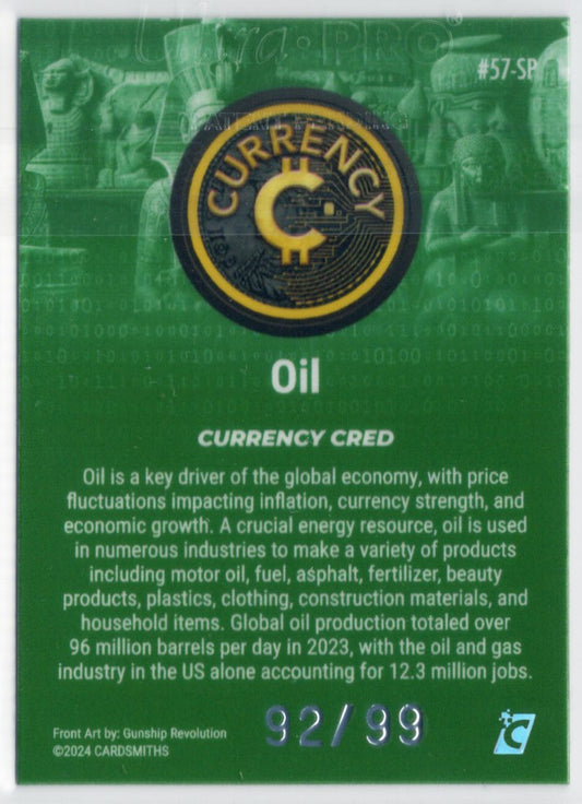 Cardsmiths Series 4 – Oil #57-SP – Emerald 92/99