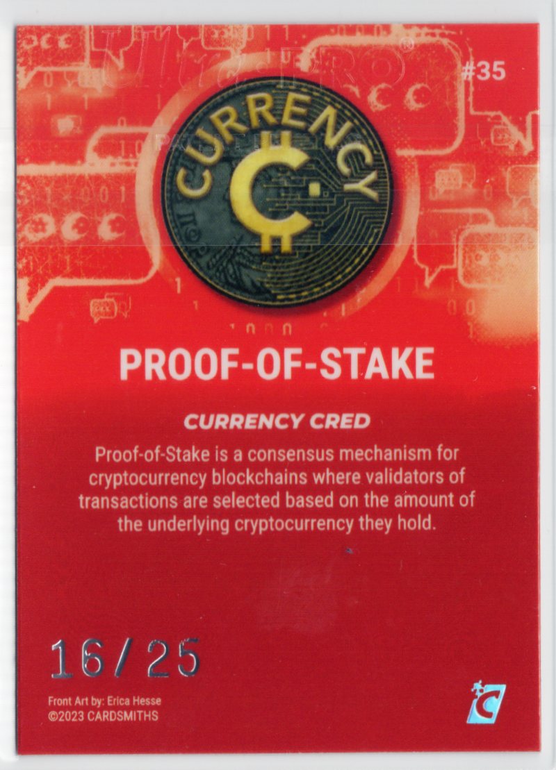 Cardsmiths Series 2 - Proof-of-Stake #35 - Ruby 16/25