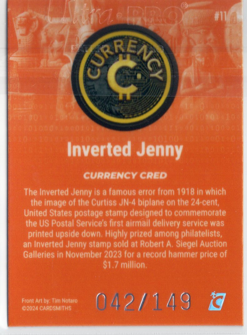 Cardsmiths Series 4 – Inverted Jenny #11 – Beryl 042/149