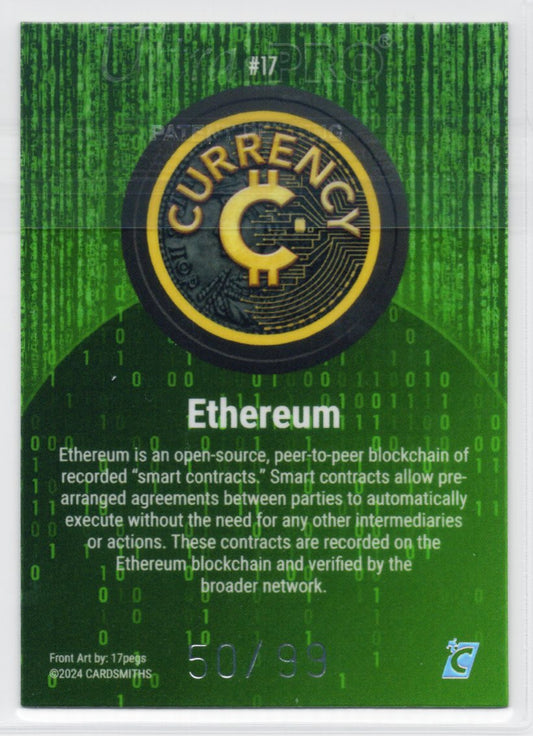 Cardsmiths Series 3 - Ethereum #17 - Emerald 50/99