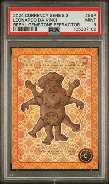 Leonardo Da Vinci #9SP - Currency Series 3 - Beryl Gem - PSA 9