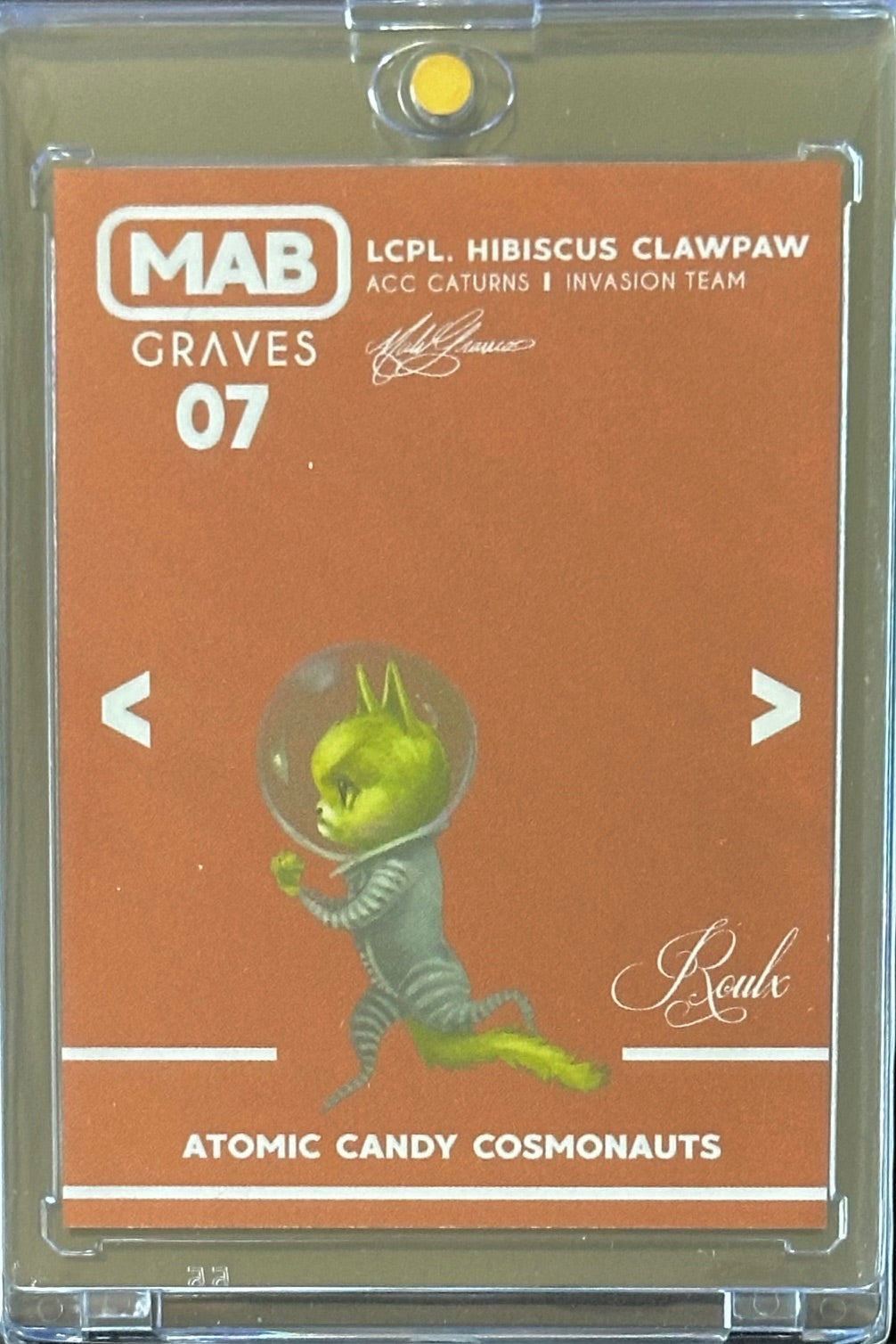 Mab Graves - Atomic Candy Cosmonauts - Lcpl. Hibiscus Clawpaw #7 (Moon Lava Parallel) /50