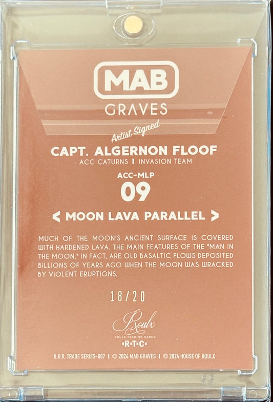 Mab Graves - Atomic Candy Cosmonauts - Capt. Algernon Floof #9 (Moon Lava Parallel) /20 – Artist Signed