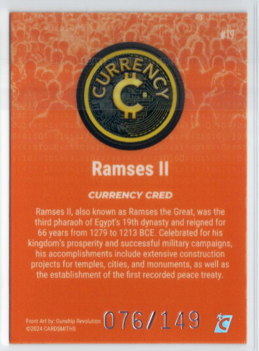 Cardsmiths Series 4 – Ramses II #19 – Beryl 076/149