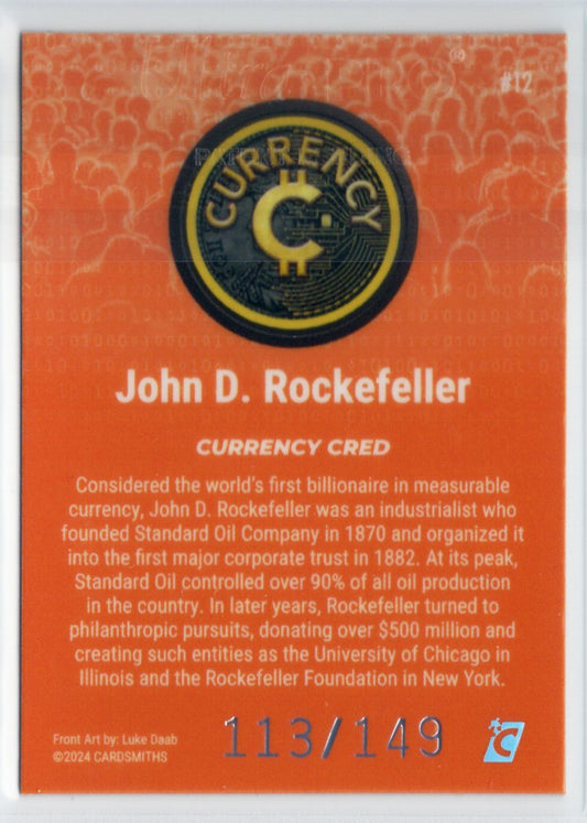 Cardsmiths Series 4 – John D. Rockefeller #12 – Beryl 113/149