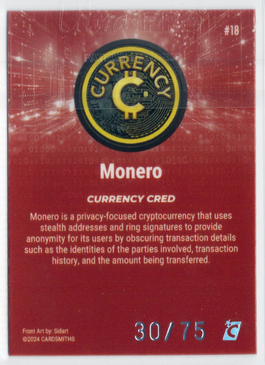 Cardsmiths Series 4 – Monero #18 – Garnet 30/75