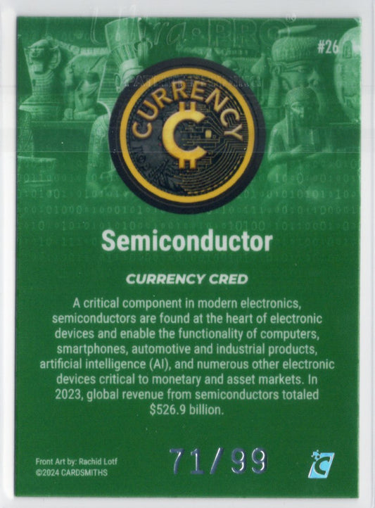Cardsmiths Series 4 – Semiconductor #26 – Emerald 71/99