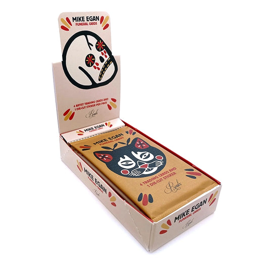 Mike Egan "Funeral Cards" Artist Trading Cards - Factory Sealed 6-Box Hobby Case (with Exclusive Bonus Print)