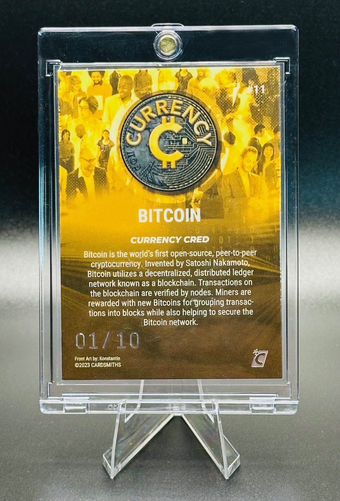 Cardsmiths Series 2 - Bitcoin #11 - Gold 1/10 ALPHA