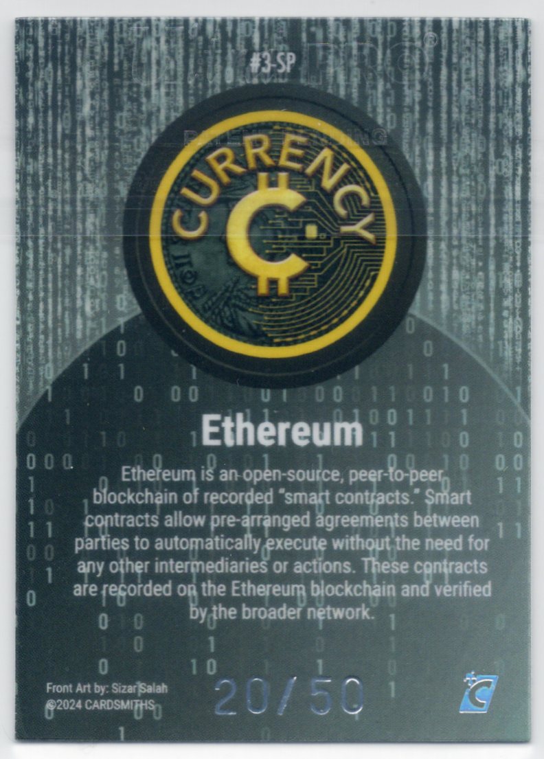 Cardsmiths Series 3 – Ethereum #3SP – Silver 20/50