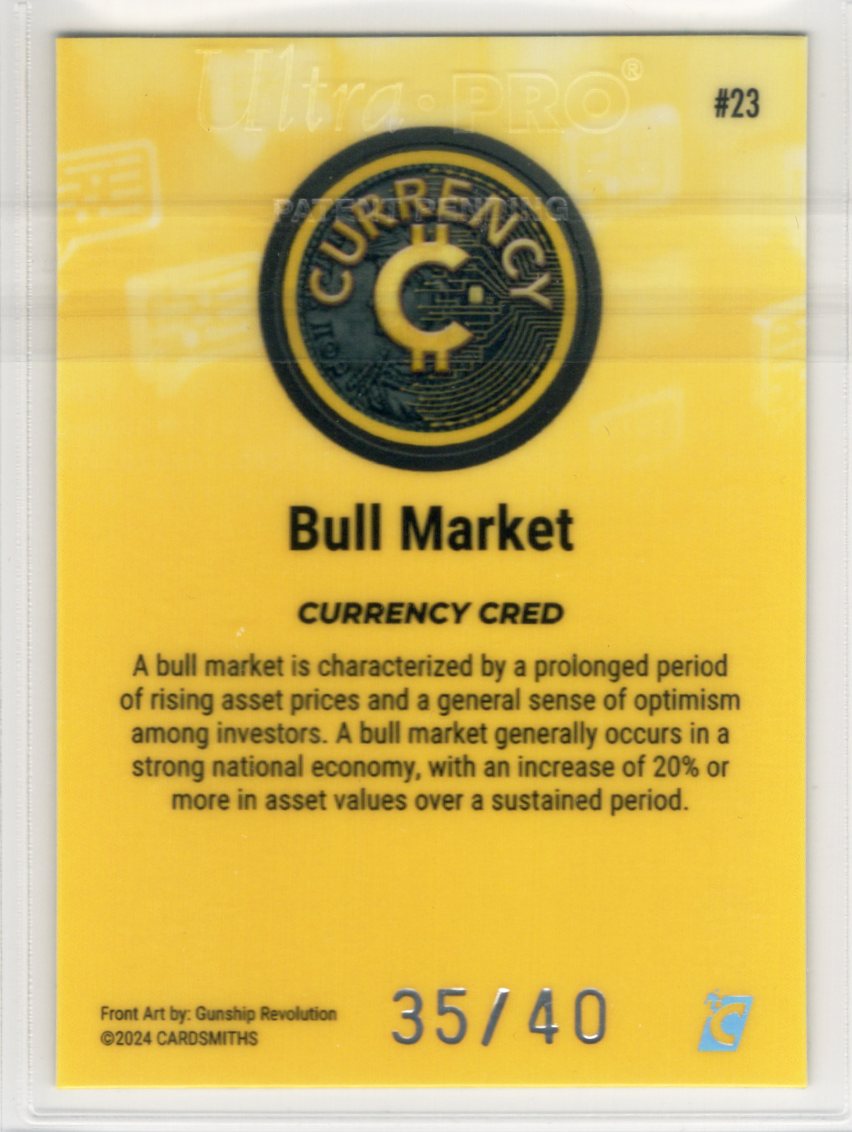 Cardsmiths Series 4 – Bull Market #23 – Citrine 35/40