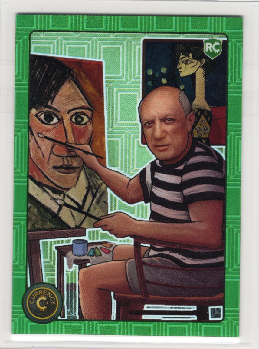 Cardsmiths Series 4 – Pablo Picasso #37 – Emerald 55/99