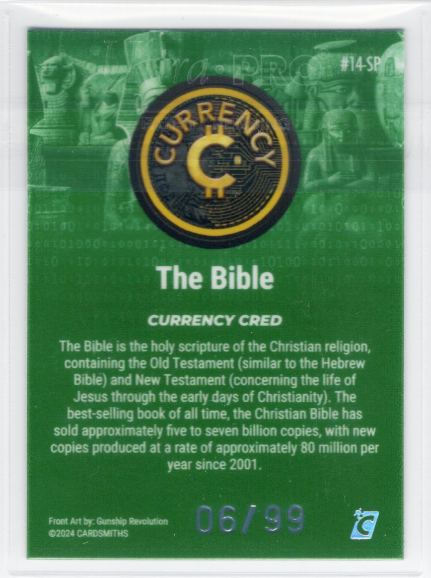 Cardsmiths Series 4 – The Bible #14-SP – Emerald 06/99