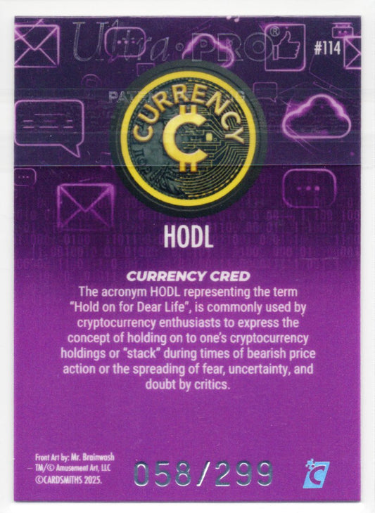 Cardsmiths Series 5 – HODL #114 – Tanzanite 058/299