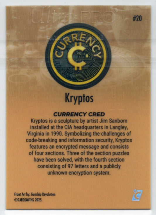 Cardsmiths Series 5 – Kryptos #20 – Imperial Topaz (Mystery Print Run)