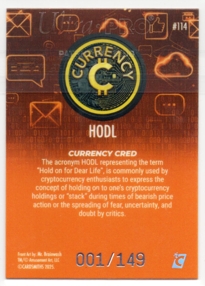 Cardsmiths Series 5 – HODL #114 – Beryl 001/149 (ALPHA CARD)