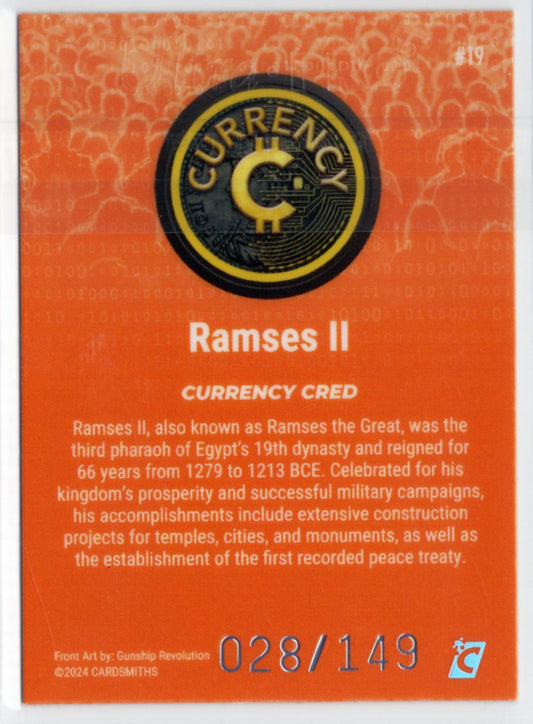 2024 Cardsmiths Series 4 – Ramses II #19 – Beryl Gemstone 028/149