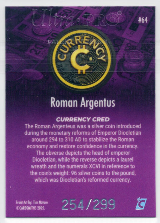 Cardsmiths Series 5 – Roman Argentus – Tanzanite 254/299