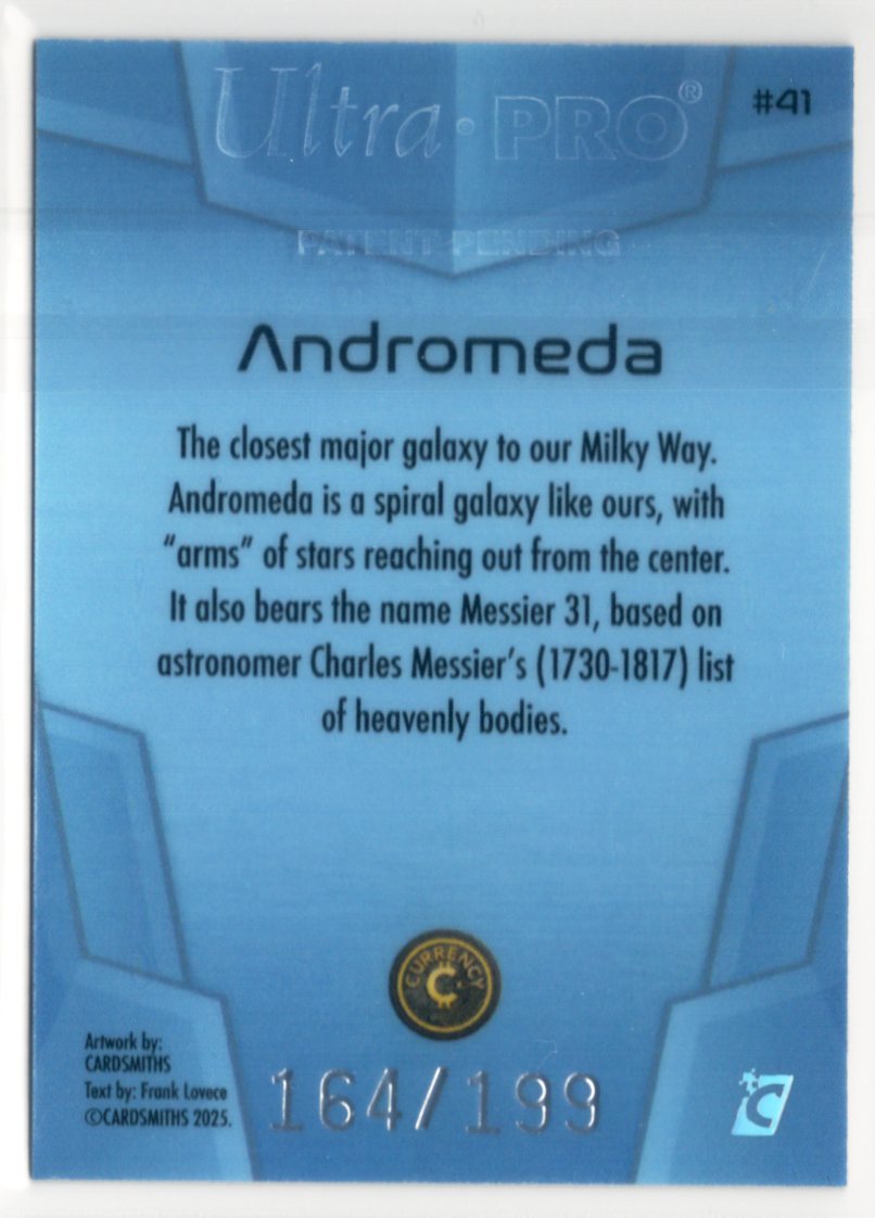 Cardsmiths Space – Galactic Edition – Andromeda #41 – Blue Topaz 164/199