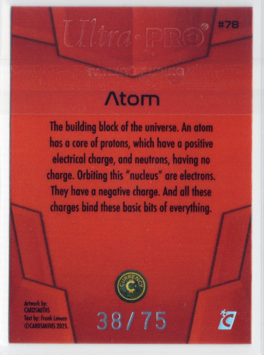 Cardsmiths Space – Galactic Edition – Atom #78 – Garnet 38/75