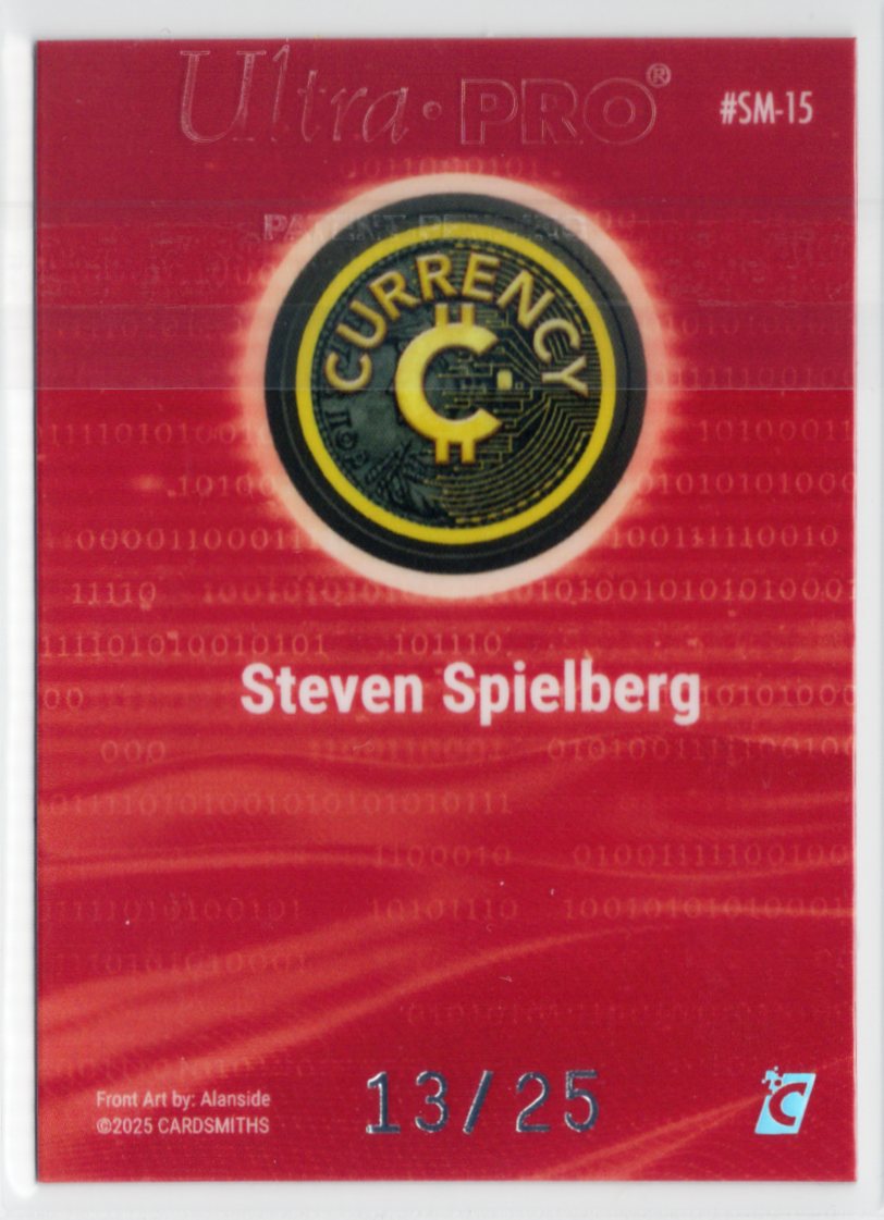 2025 Cardsmiths Summer Series – Steven Spielberg - Ruby 13/25