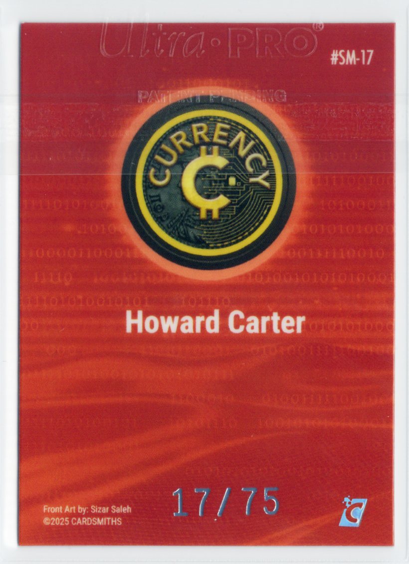 2025 Cardsmiths Summer Series – Howard Carter - Garnet 17/75