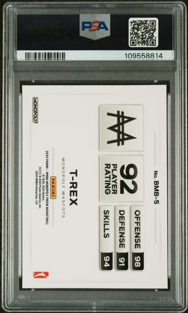 T-Rex 2024 Prizm Monopoly WNBA #BMB-5 Money Blast Black – PSA 9 – Basketball