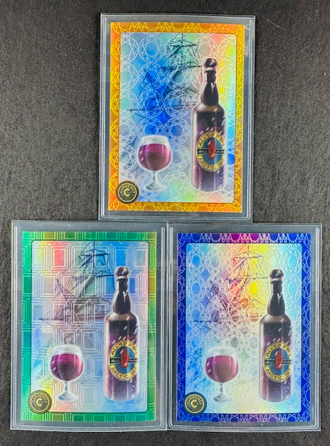 Cardsmiths Series 4 – Allsopp’s Arctic Ale #67 – Emerald 87/99, Amethyst 19/49, Beryl 013/149 (3-Card Bundle)