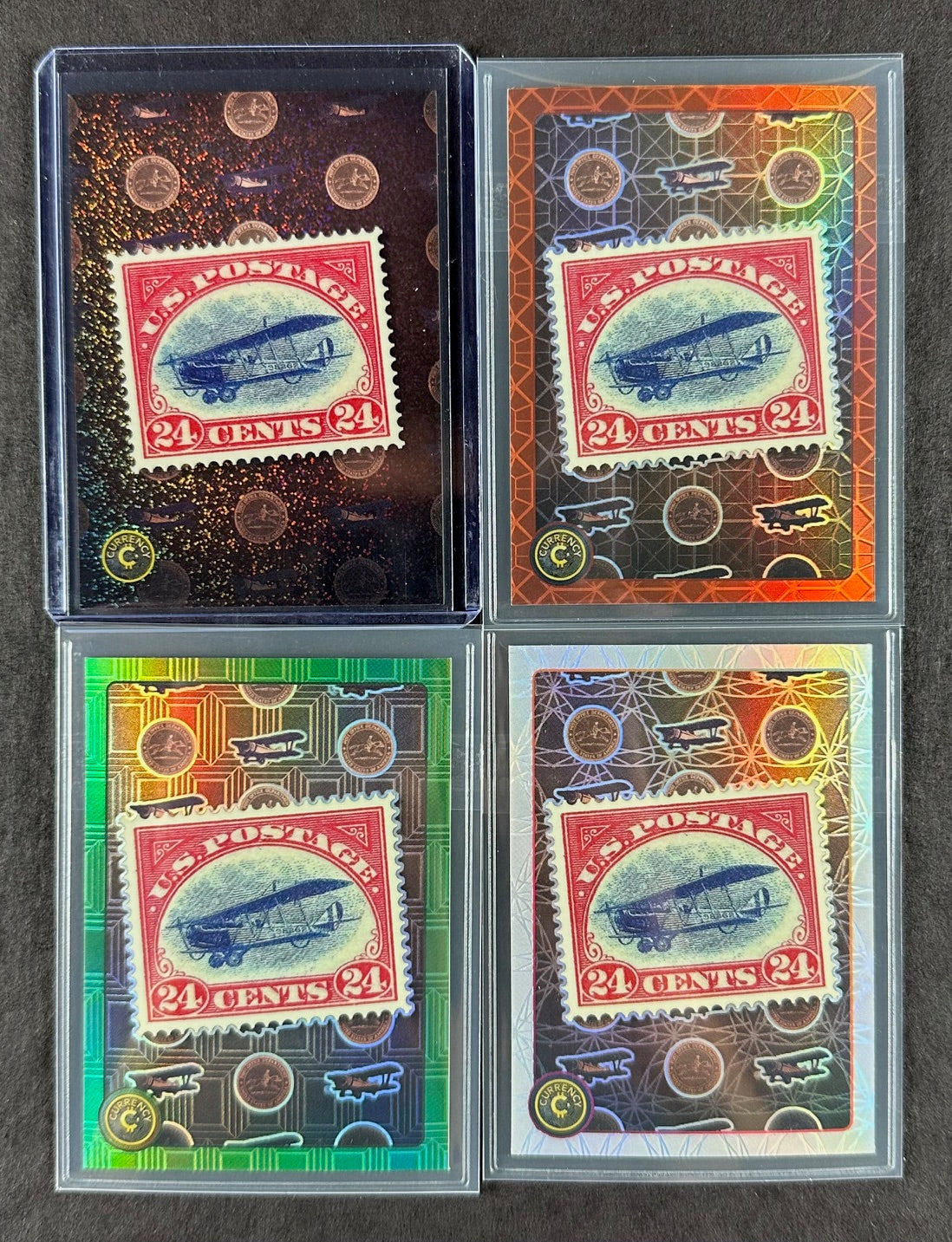 Cardsmiths Series 4 – Inverted Jenny #11-SP – Emerald 91/99, Garnet 31/75, Jade 15/45 (4-Card Bundle)