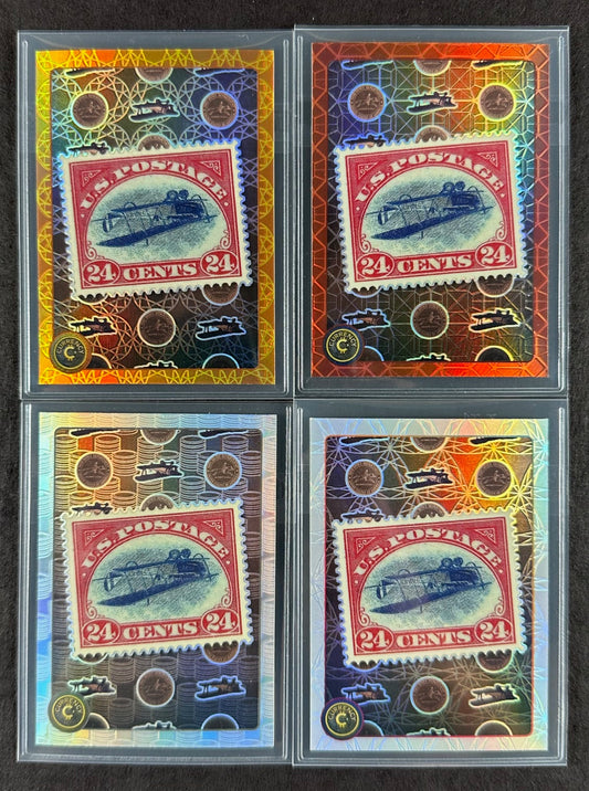 Cardsmiths Series 4 – Inverted Jenny #11 – Beryl 063/149, Garnet 24/75, Silver 35/50, Opal 33/45 (4-Card Bundle)
