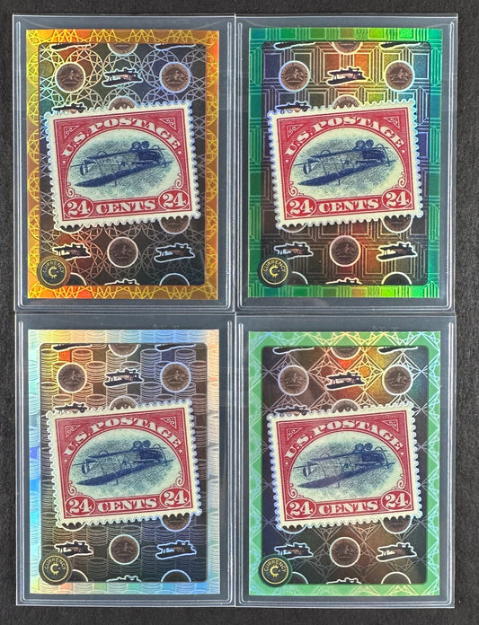 Cardsmiths Series 4 – Inverted Jenny #11 – Beryl 052/149, Emerald 42/99, Silver 29/50, Jade 41/45 (4-Card Bundle)