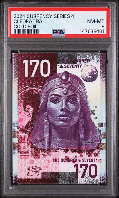 2024 Cardsmiths Currency Series 4 Cleopatra Cold Foil PSA 8 #147638461