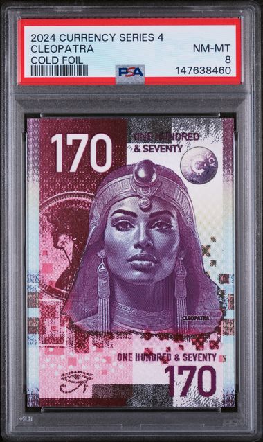 2024 Cardsmiths Currency Series 4 Cleopatra Cold Foil PSA 8 #147638460