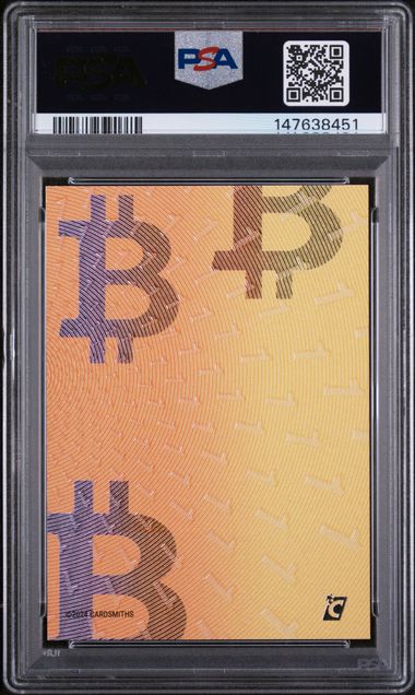 2024 Cardsmiths Currency Series 4 Satoshi Nakamoto Cold Foil PSA 8