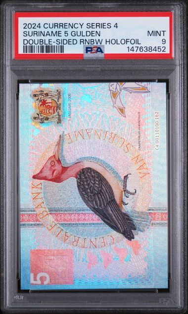 2024 Cardsmiths Currency Series 4 Suriname 5 Gulden DSHF PSA 9
