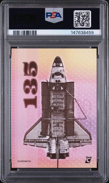2025 Cardsmiths Galactic Space Shuttle Cold Foil graded PSA 9 Mint