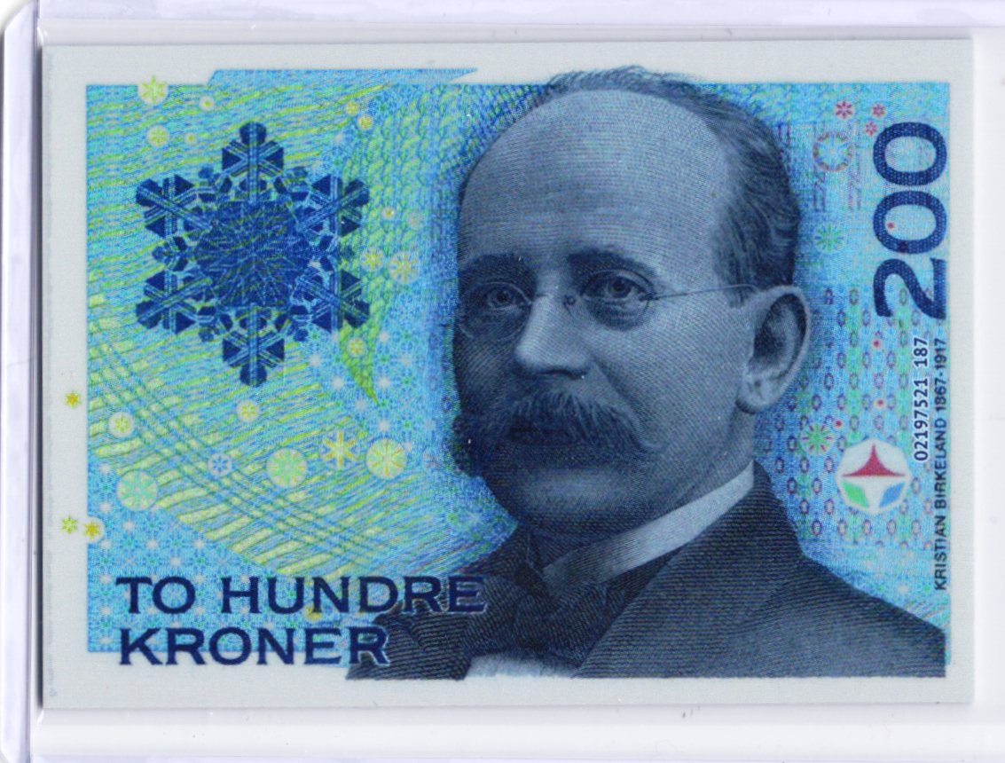 Cardsmiths Holiday Series – Norway 200 Kroner – DSHF (Double Sided Holo Foil)
