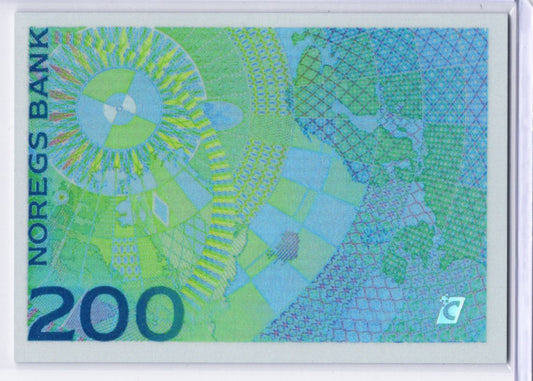 Cardsmiths Holiday Series – Norway 200 Kroner – DSHF (Double Sided Holo Foil)